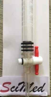 100 ml Burette CYLINDER HEAD CC KIT Poly-methyl acrylate Plastic MADE IN USA