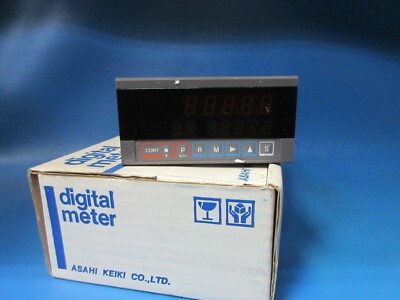 Asahi Keiki AM-749-DV-11-1 Digital Panel Meter Relay