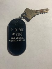 " The Mint" Casino & Hotel Motel Room Key Fob & Key Las Vegas Nevada #1193 RARE