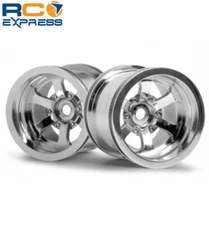 HPI Racing Scorch 6-Spoke Wheels Shiny Chrome 2.255x50mm HPI3087