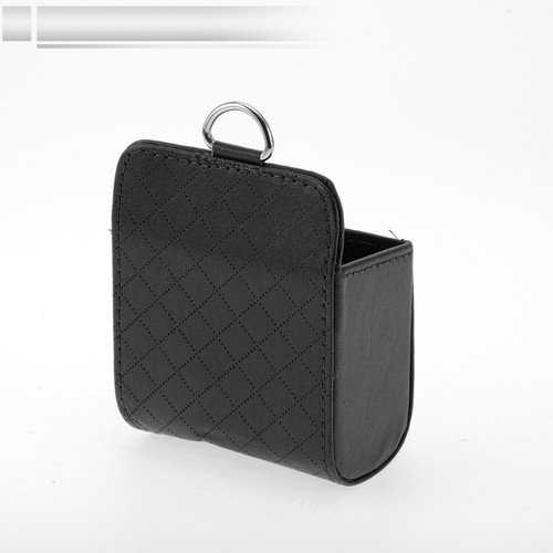 1 Pc Universal Car Trash Can Hanging 3.5" Length 2.4" Width 4.7" Height Trash... - Picture 6 of 7