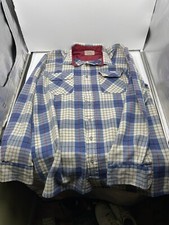 Arrow Sportswear Lined Flannel Shirt Mens L Long Sleeve Vintage Plaid