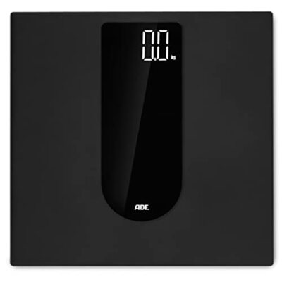 ADE Bilancia Pesapersone Digitale Con Display LED Magico – Vetro Temperato, 180 Kg, Batterie Incluse, Nera - 4