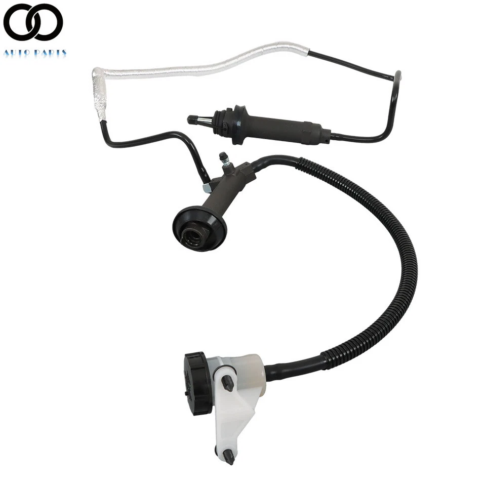 Conjunto de cilindro maestro y esclavo de embrague para 99-04 Ford F250 350 450 Super Duty Foto 3 de 4