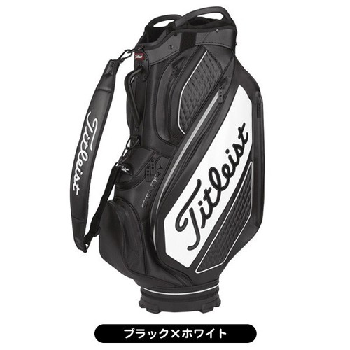 TITLEIST Golf Cart Bag Premium 10 type 47in 4kg 2023 TB20CT1 Black White New - Picture 2 of 7