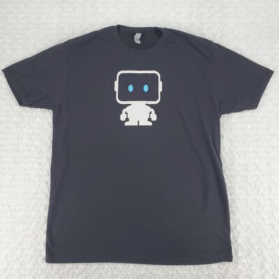 DataRobot Shirt XL Black Double-Sided Generative AI Tech Business Software Logo