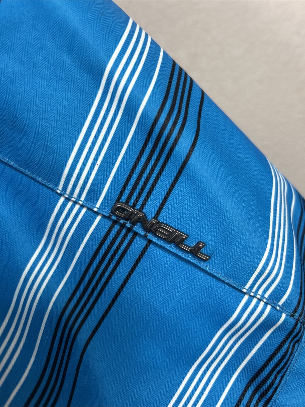 Oneill 10kmm 2 Layer Tech Shell Blue Striped Wate… - image 5