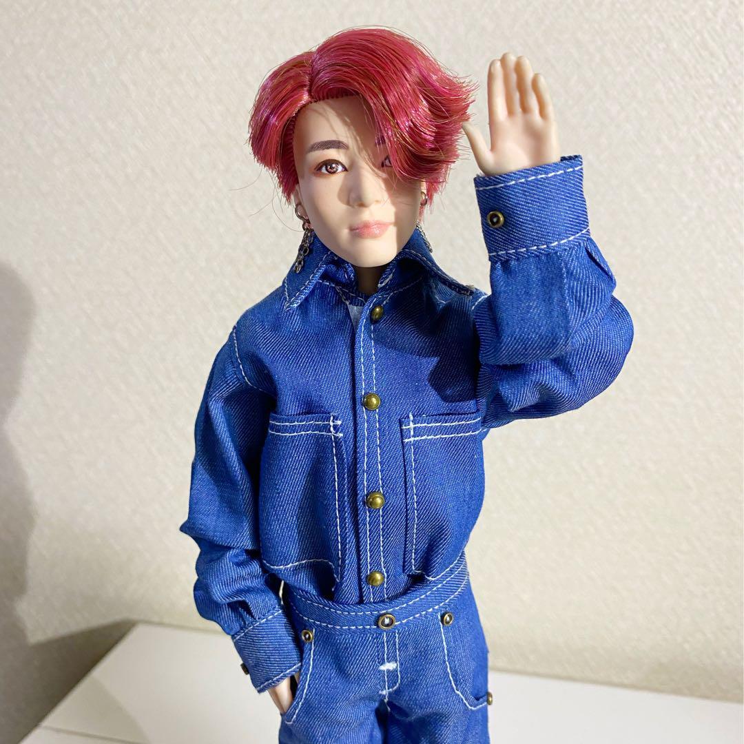 Bts Mater Doll Clothes Coverall Top And Bottom Set