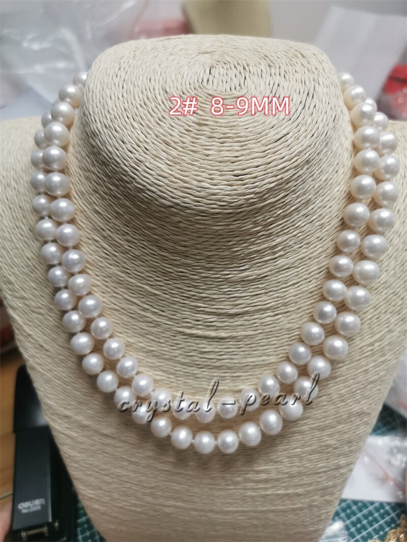 5mm white pearl necklace with white 8mm star in the... - Depop