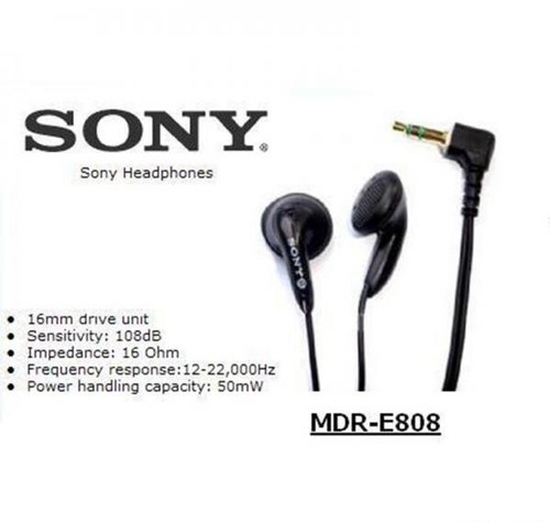 Classic Sony MDR E808 InEar Headphones Deep base 3.5mm Free case UK | eBay