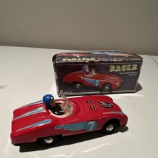 Red Friction Toy Car MF 800 Sound Effects for Boys  Girls Ages 4-11 with box.