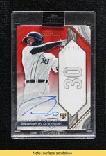 2022 Topps Luminaries Home Run Kings Red 1/10 Spencer Torkelson Auto READ 06bg