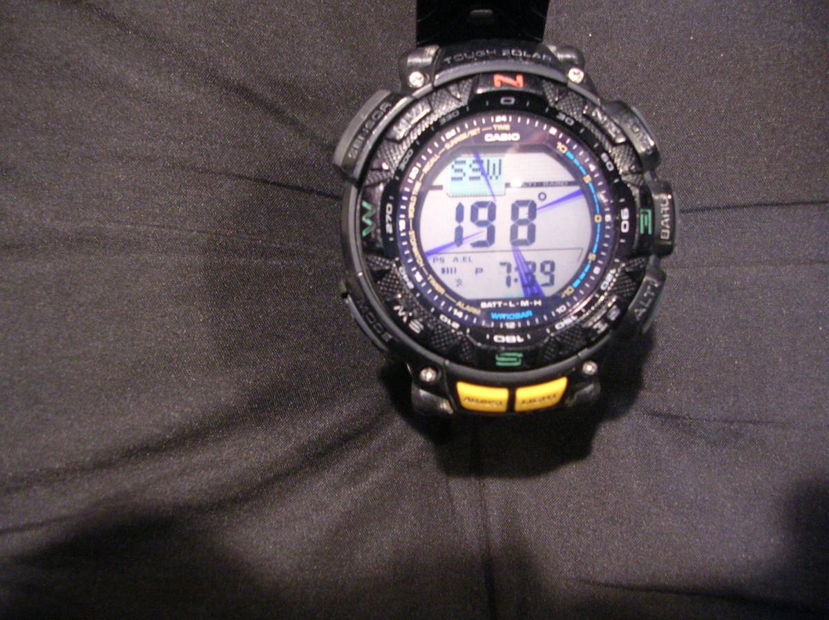 Casio Men's Watch Pag240 Pathfinder Solar Digital 3246 Plus 2894 Casio Men's Watch Pag240 Pathfinder Solar Digital 3246 Plus 2894