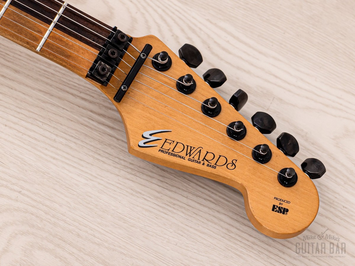 1990 Edwards by ESP Vision Alpha SSH Superstrat Cherry Sunburst w