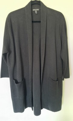 Eileen Fisher Shaped 80% Silk/20% Organic Cotton Interlock Cardigan XS/TP