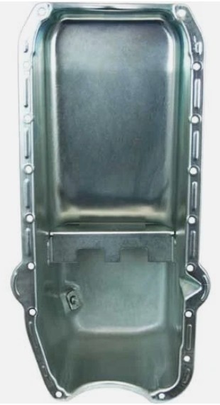 Moroso 20181 Street/Strip 2 Piece Small Block Chevy Oil Pan, 6 Qt, Silver