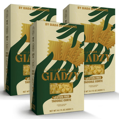 by Giada De Laurentiis 3 Pack Gluten Free Taccole - Made in Italy, Artisanal, Cl