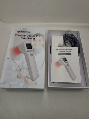 Toponechoice Red Light Therapy Device, 4x808nm+16x650nm Treatment *Open Box*