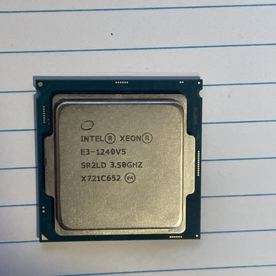 Intel Xeon E3-1240V5 SR2LD 3.50GHz 8MB 4-Core LGA1151 Socket CPU Processor