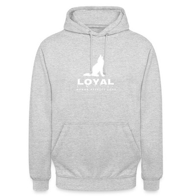 Loyal Wolf Statement Unisex Hoodie