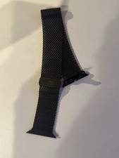 Apple Watch Band Ultra - Titanium Milanese Loop 49mm - Large - Black Titanium