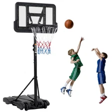 Children's Basketball Hoop Adjustable Basketball Hoop Height 5-7 Feet w/ Stand