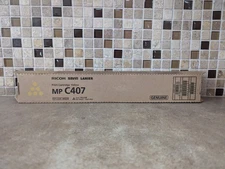 GENUINE RICOH SAVIN LANIER MP C407 YELLOW 842210 TONER CARTRIDGE