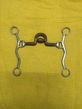 5" Horse Bit Ricky Green Classic Equine Port Copper Roller 