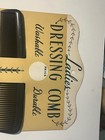 VINTAGE LADIES DRESSING COMB 4 COMB SET ON CARDBOARD  STORE DISPLAY 12.75 X 8” — photo 2