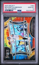 2023 Panini Select Ben Roethlisberger #381 Tie Dye Prizm PSA 10