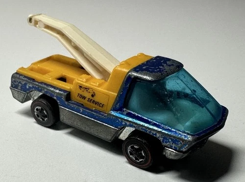 Hot Wheels Vintage 1969/70 The Heavyweights Tow Truck Blue Hong Kong Diecast