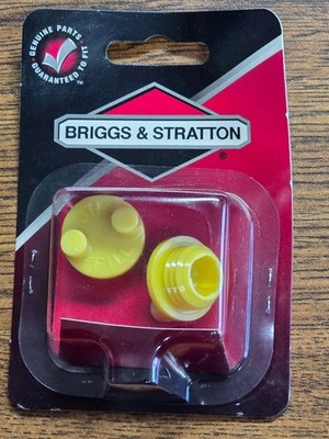 2 New OEM Genuine Briggs & Stratton gas engine oil filler fill plug 5061 281658S