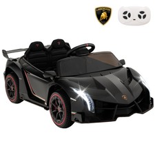 Licensed Lamborghini 4WD Kids Ride-on Sports Car 12V Battery Powered w/ 3 Speeds