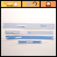 Tracheostomy Tube Holder 1" Wide Neckband, Fits Up to 19.5" Neck, Blue - 10 Pack