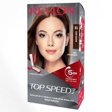 Revlon Top Speed Hair Color, 180g - Deep Mahogany Dark Brown 65  Pack of 1 
