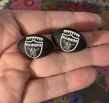 2 Piece LAS VEGAS Football Team Silicone Focal Beads DIY Jewelry Pens 