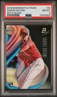 SHOHEI OHTANI 2018 BOWMAN PLATINUM WITH GLOVE ROOKIE RC #34 PSA 8 NM-MT DODGERS!