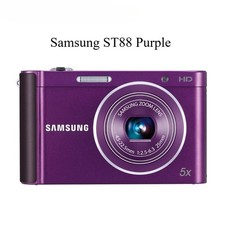 Samsung ST88 Digital Compact Camera 16.1MP 5x Optical Zoom Purple Built-in Flash