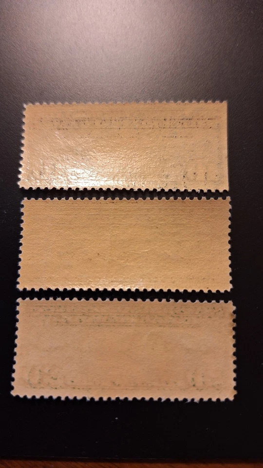 Scott #C7- C9, Airmail, 10, 15, 20 cent, M/VF/NH, perf 11, 1926-27 - Image 2 of 2