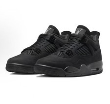 Jordan 4 Retro "Black Cat 2025" Men's Basketball Shoes Mid Top