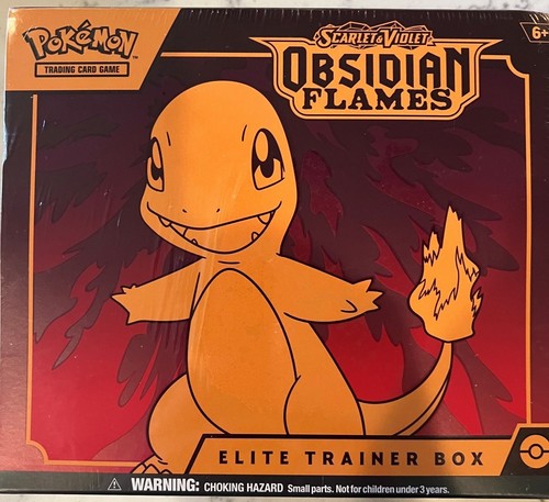 Pokémon: Scarlet & Violet 3: Obsidian Flames Elite Trainer Box - 9 Packs