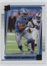2021 Panini Clearly Donruss Rated Rookie Amon-Ra St Brown #84 1o0y