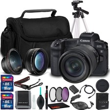 Canon EOS R Mirrorless Digital Camera with 24-105mm Lens Wide Angle