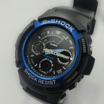 G-Shock Men's AW-591 Blue Analog-Digital Watch (Working) 
