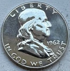 1962 Proof Franklin Half Dollar 90% Silver-INV#8768