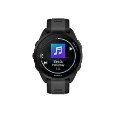 Garmin Forerunner 165 Music GPS Running Watch – Black & Powder Gray 010-02863-30