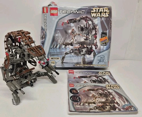 LEGO Star Wars: Destroyer Droid (8002) Near Complete- W/Box & Manual Technic