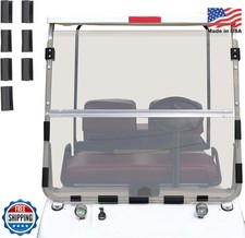 ECOTRIC Tinted Polycarbonate Windshield for 1982-2000.5 Club Car DS Golf Cart