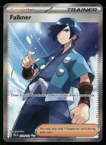 Pokemon Falkner Paldea Evolved Holo 251/193 Ultra Rare Lightly Played