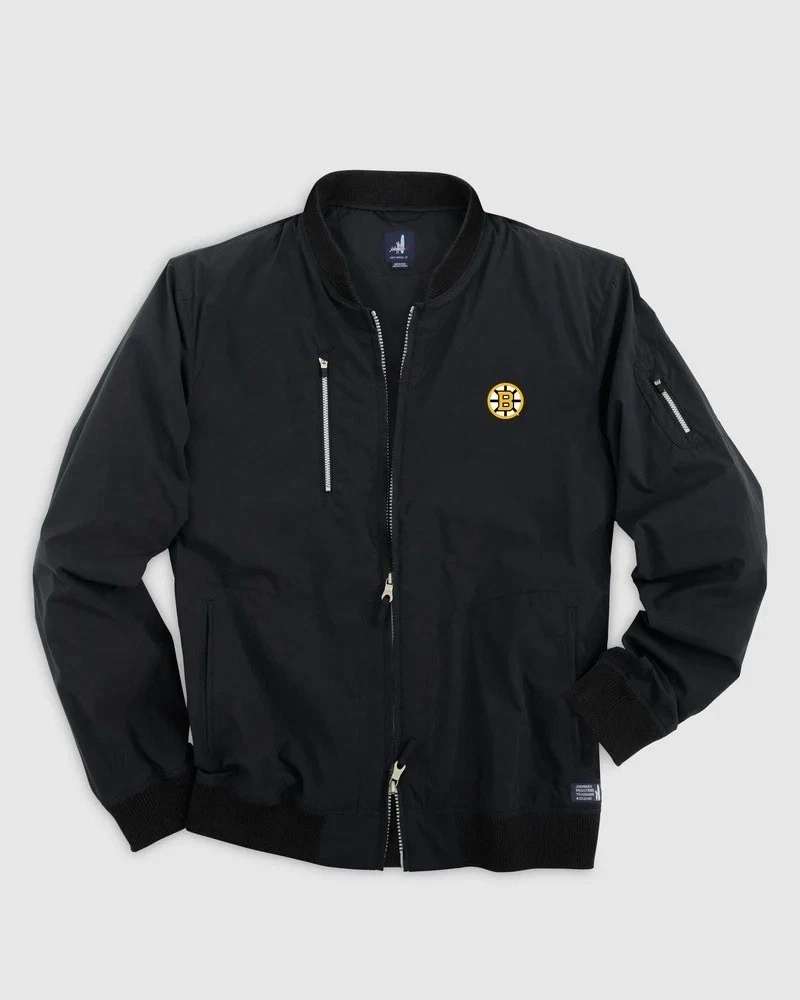 Johnnie O Boston Bruins Corsair Bomber Jacket SEALED (MSRP $148) image 1